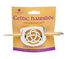 Load image into Gallery viewer, LARGE CELTIC TRINITY HAIRSLIDE
